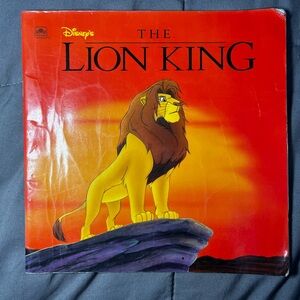 Vintage 1994 Golden Look-Look Book Disney The Lion King Paperback Kids Book‎